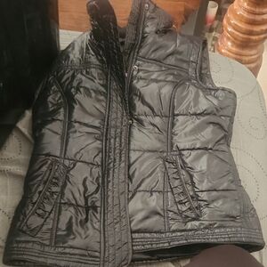 Black Quilted Puffer Vest